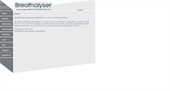 Desktop Screenshot of breathalyser.org
