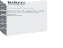 Tablet Screenshot of breathalyser.org